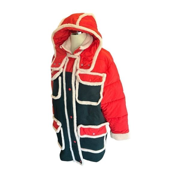 RARE 🔥 EAVES Anthropologie Revolve Tycen Wool Winter Snow Insulated Parka Jacke - Picture 13 of 16